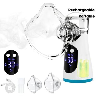 Salt Water Sold Separately, Rechargeable LED Screen Mist Humidifier Nebulizer