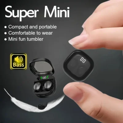 Mini 5.3 wireless bluetooth headset small earbuds sleep work sports invisible headphones HD