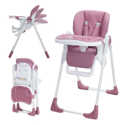 Baby High Chair, Multifunctional Infant High Chairs with Adjustable Height and Recline